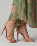 Oriana | Sandalias de tacón de aguja con tiras y puntera abierta