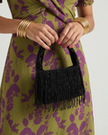 Linnea | Bolso de noche con flecos de cuentas