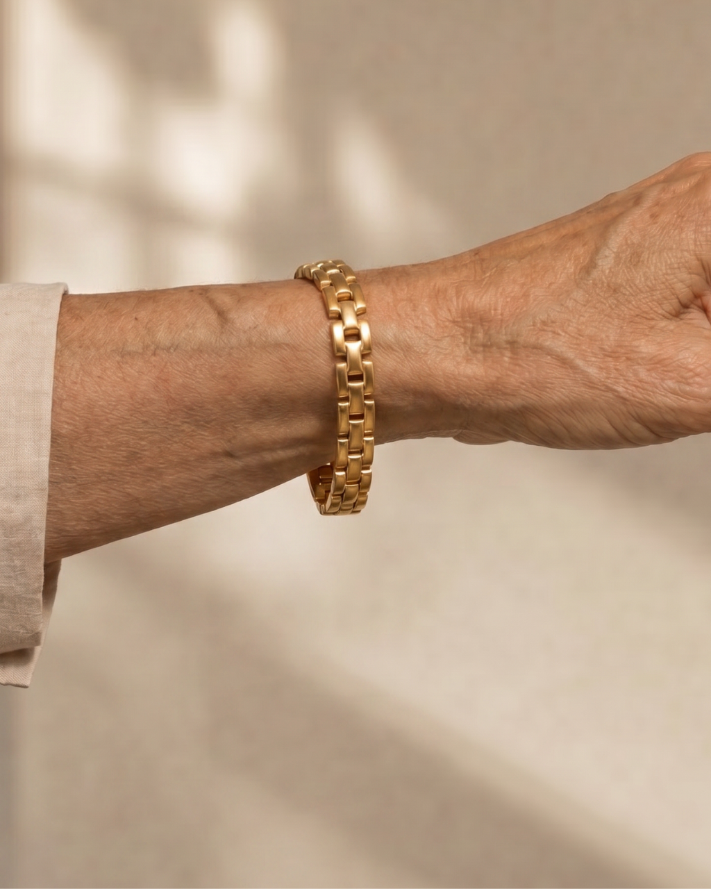 Vios | Pulsera de cadena de eslabones de doble fila