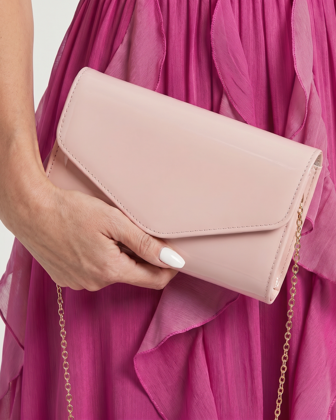 Calista | Bolso de mano compacto con solapa tipo sobre