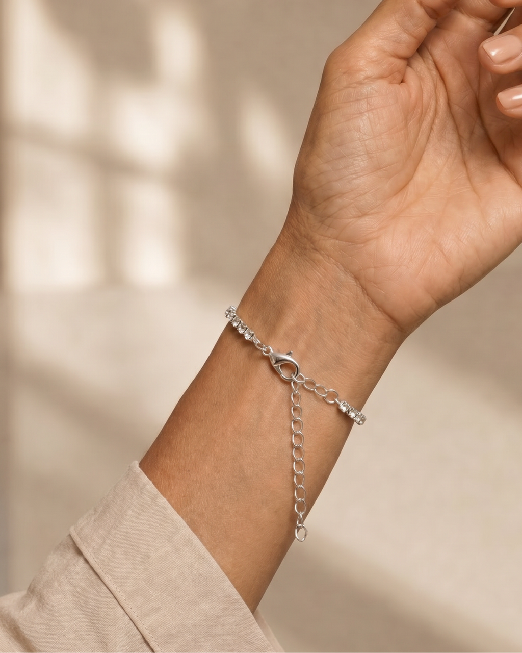 Mariposa | Pulsera de tenis de cristal
