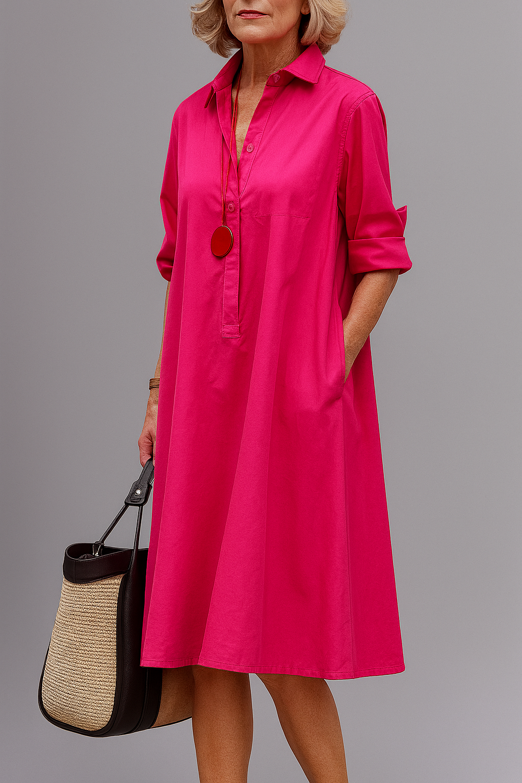 Chloe™ | Vestido midi sofisticado